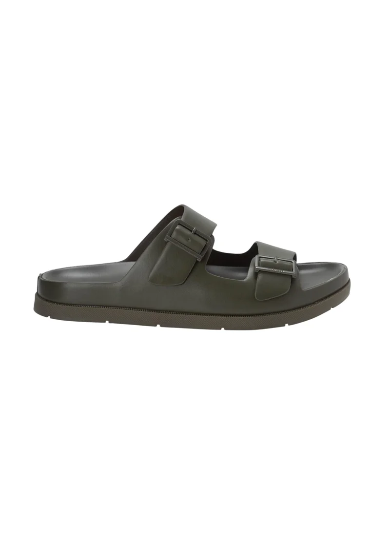 Bata Double Strap Slide Sandals