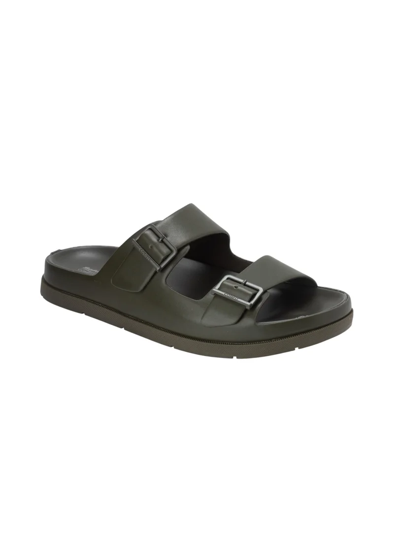 Bata Double Strap Slide Sandals