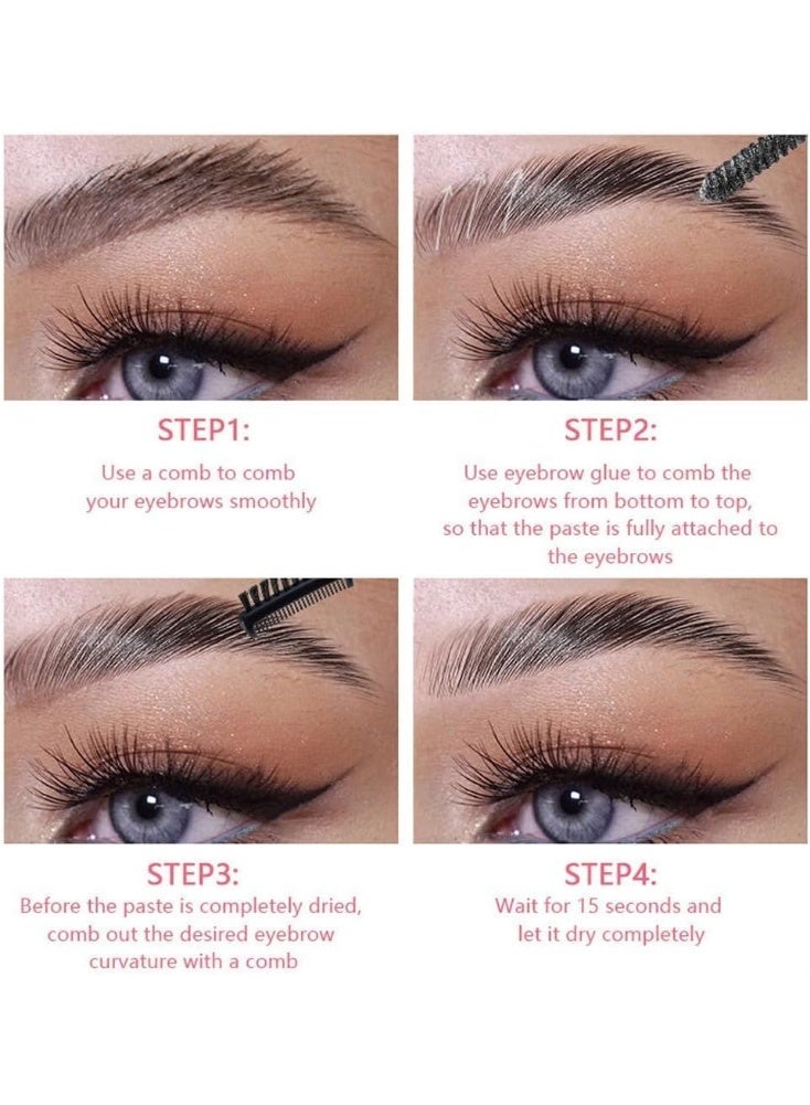 كيه دابليو كيه ذا براو جلو مصفف الحواجب, شفاف - Image 3