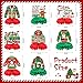 JULMELON 8PCS Ugly Sweater Party Decorations Honeycomb Centerpieces Ugly Sweater Christmas Party Centerpieces for Tables Ugly Sweater Table Decor 3D Table Toppers for Christmas Winter Party Supplies - Image 4