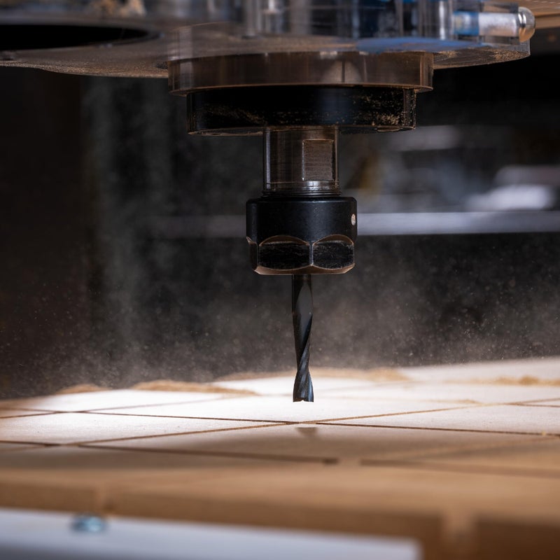 freud مجموعة بتات فريد CNC المكونة من 8 قطع للاستخدام العام مع كربيد تيكو عالي الكثافة لأقصى أداء - مثالية للخشب والبلاستيك والألمنيوم - عمود 1/4" ، طلاء أسود I.C.E. - 87-208 - Image 5