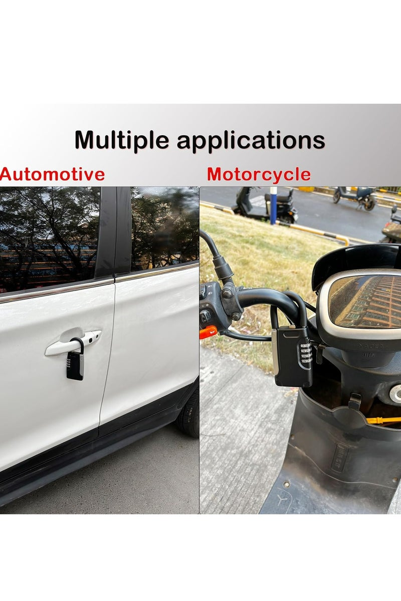 Oasisgalore Portable Key Storage, Metal Key Safe Box with Beam,  Combination Lock Box for Home - Image 4