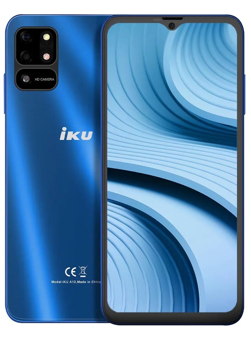 IKU A12 Dual SIM, 64GB Memory, 7GB 4+3GB RAM - Twilight Blue  - Image 1