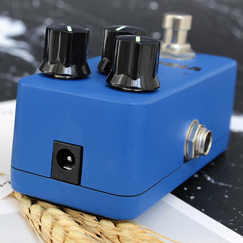 KOKKO Vibrato Electric Guitar Effect Pedal: Blue Full Metal Shell, 3 Functional Knobs, True Bypass - Compact Durable Design for Electric Guitar Players - Image 2