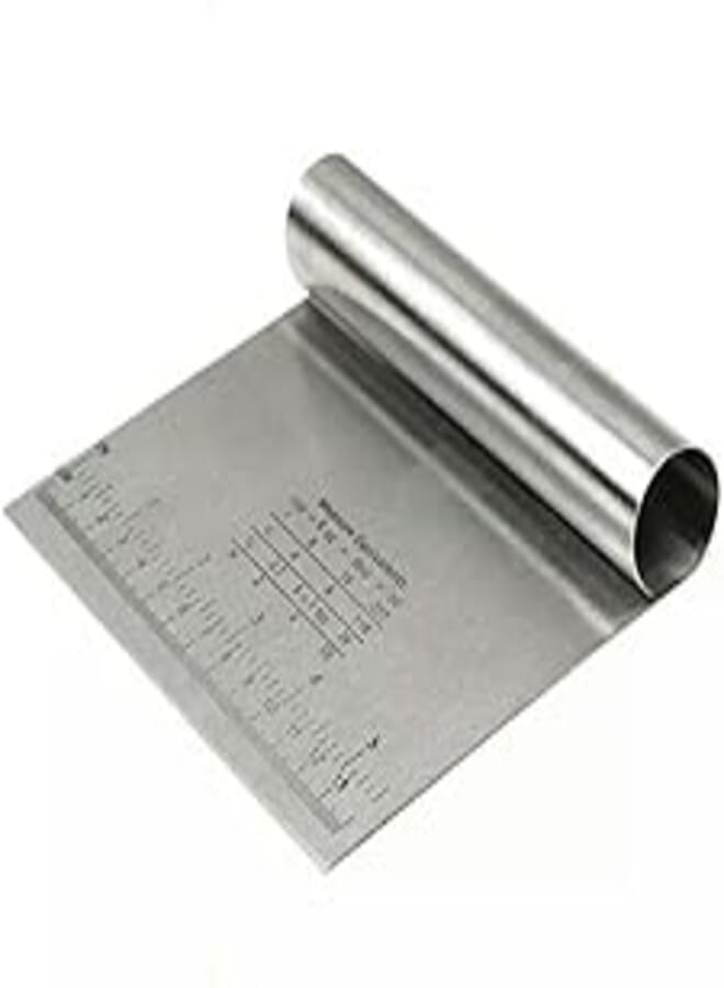 Stainless Steel Dough Cutter for Precision Kitchen Preparation - Perfect for Making Pastry and Pizza 
