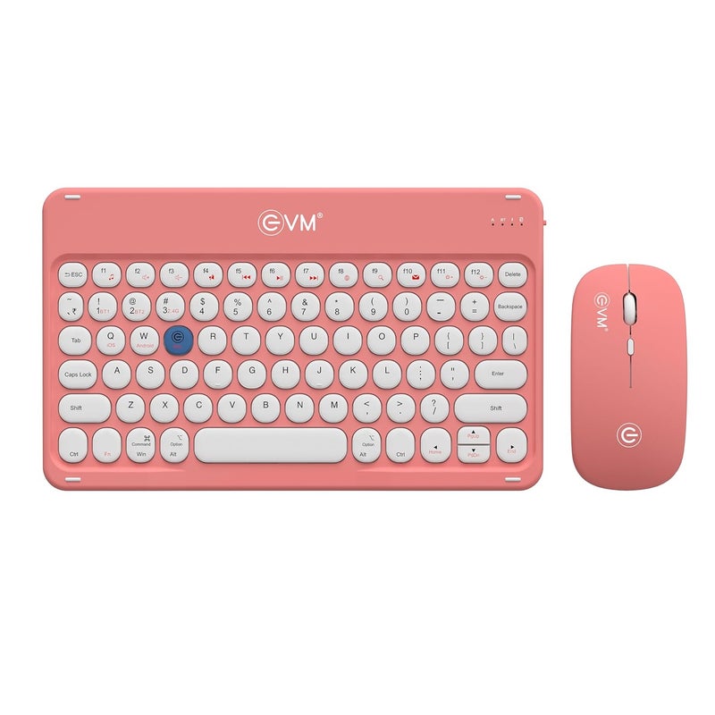 EVM مجموعة لوحة المفاتيح والفأرة اللاسلكية EnArc، بطارية قابلة للشحن، بلوتوث 5.0 + 2.4G، نحيفة ومحمولة، نقرة صامتة، ضمان سنة واحدة (WLKM&EWLM-360) - Image 1