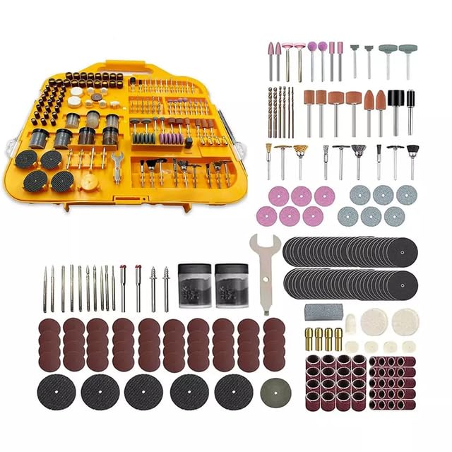 Maf Pro MAS249A Mini Die Grinder Rotary Tool Accessories | Multi-Functional Rotary Tool Accessories Kit for Drilling, Sanding, Buffing, Polishing, Cutting, Engraving & DIY Crafts (249 Pcs) - Image 2
