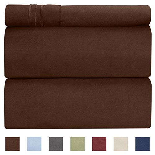 CGK Unlimited CGK Unlimited Twin XL Sheet Set - 3 Piece - Fits College Dorm Rooms - Hotel Luxury Bed Sheets - Extra Soft - Deep  - Image 1
