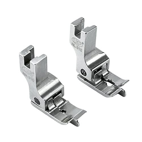 Blooy - NR-31S NL-31S Right/Left Stitch in Ditch Guide Presser Foot For Industrial Lockstitch Sewing Machine Pack Waist - Image 1