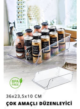 Boz House Mka Collection Multi-Purpose Beverage, Refrigerator & Cupboard Organizer Large Size  - Image 1