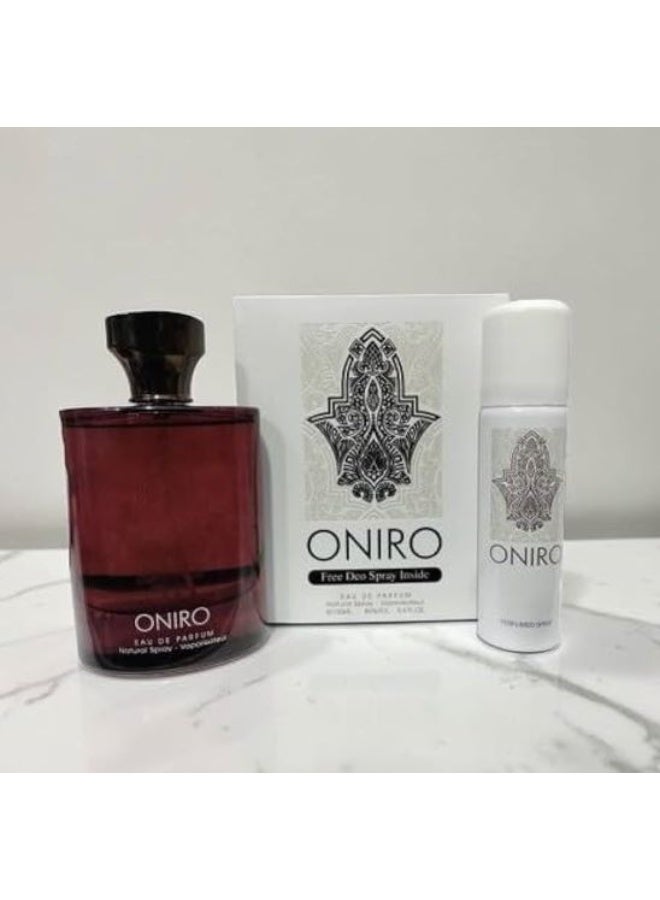 عام عطر أونيرو أو دو 100 مل، بخاخ مزيل عرق مجاني بالداخل - Image 1