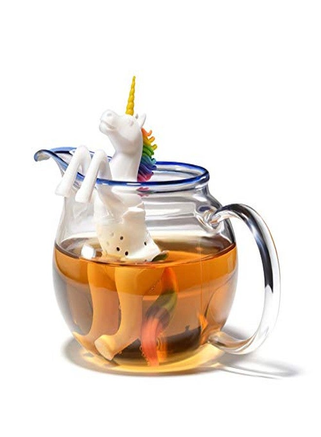 Tovip 1Pcs Unicorn Shape Tea Strainer Kitchen Supplies Non-toxic Resuable Silicone Tea Infuser Tea Bag Teapot… - Image 4