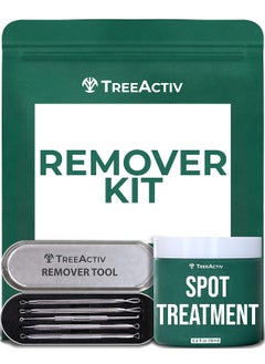 TreeActiv TreeActiv Spot Treatment 05oz  Remover Kit Bundle Includes Spot Treatment and Remover Tool Bentonite Clay Tea Tree Oil Aloe Vera Clearer Skin in 2 Weeks 