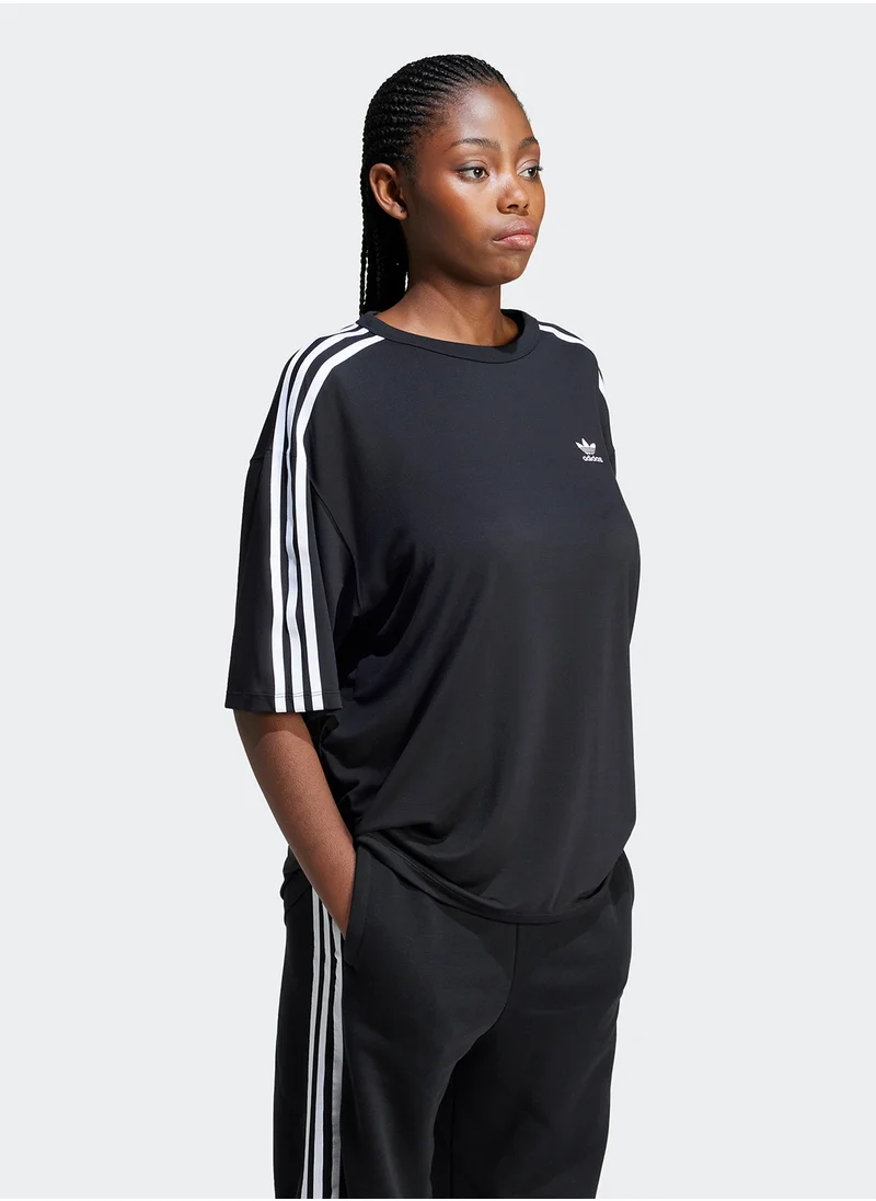 adidas Originals 3 Stripe Ovrsized T-Shirt