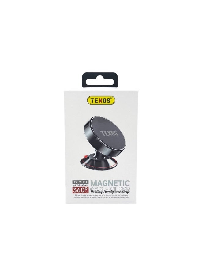 Texos TX-MH01 360 Degree Magnetic Car Phone Holder - Image 1