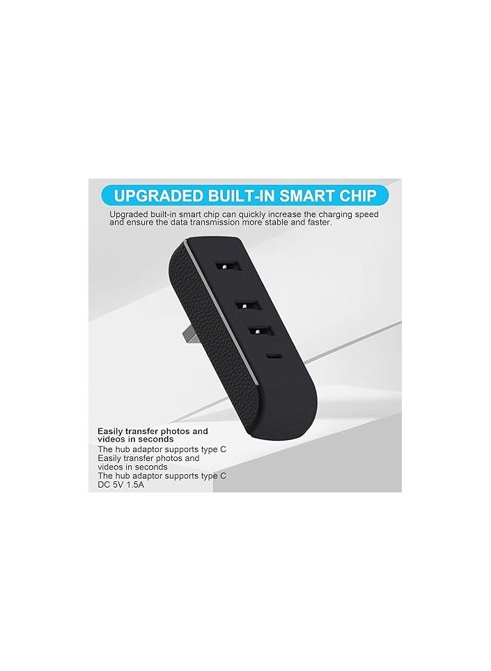 PROMASS USB Hub for Model 3/Y, 4-in-1 Multiport Glovebox Docking Station - Image 1