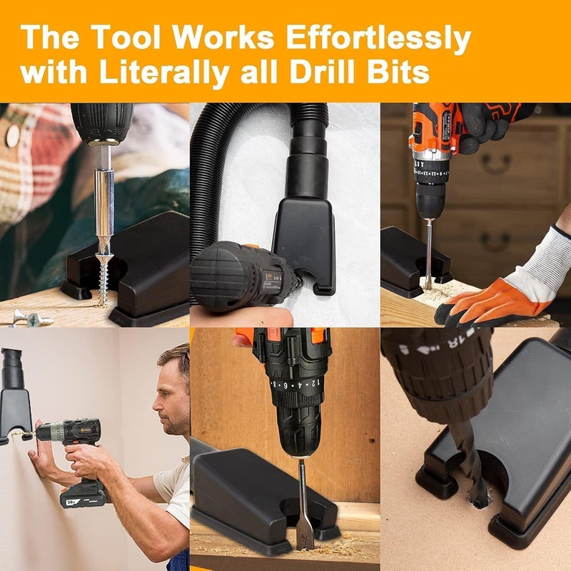 Cyrox Cyrox Drill Dust Collectors Extraction Tool Drill Dust Collector and Electric Hammer 1Pcs  - Image 5