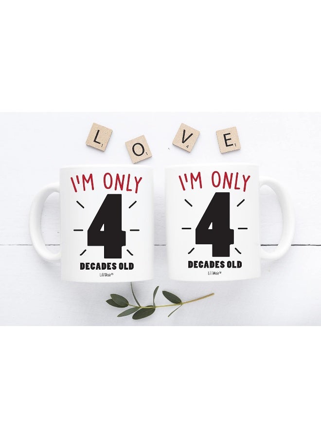 Spoil Your Wall هدايا عيد الميلاد الأربعين للنساء رجال في الأربعين أكواب سعيدة مضحكة 40 رجال نساء زوجات إناث أفضل أصدقاء 1982 كوب ذكور أفكار فريدة فتيات لطيفات أولاد من Spoil Your Wall - Image 3