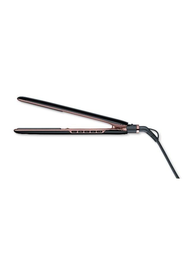 Beurer - HS 80 Professional Hair Straightener, Ion Technology for Smooth And Shiny Hair, Adjustable Temperature, Ceramic Coated Floating Plates, LED Display, Fast Heating, Auto Shut-Off - Image 1
