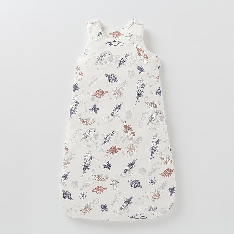 Baby Sleeping Bag Autumn and Winter Thickened Baby Constant Temperature Medium Newborn Anti-Scare Leg Anti-kick Quilt Artifact Child Swaddling - Image 1