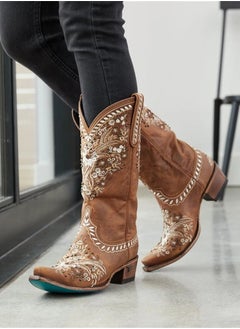 Loquat Women's Round Toed Boots Multicolour 
