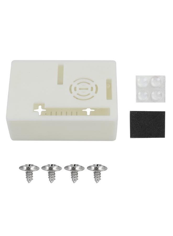 Thoraya 3.5 inch Display Protector Enclosure Case Box Cover For Raspberry Pi 3B+/3B/2B (White)  - Image 1