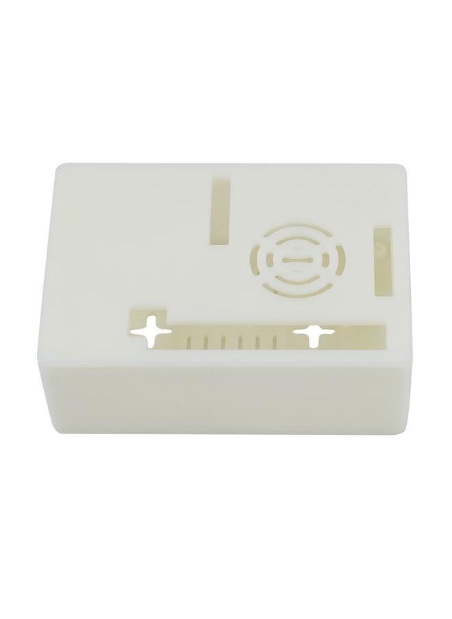 Thoraya 3.5 inch Display Protector Enclosure Case Box Cover For Raspberry Pi 3B+/3B/2B (White)  - Image 2
