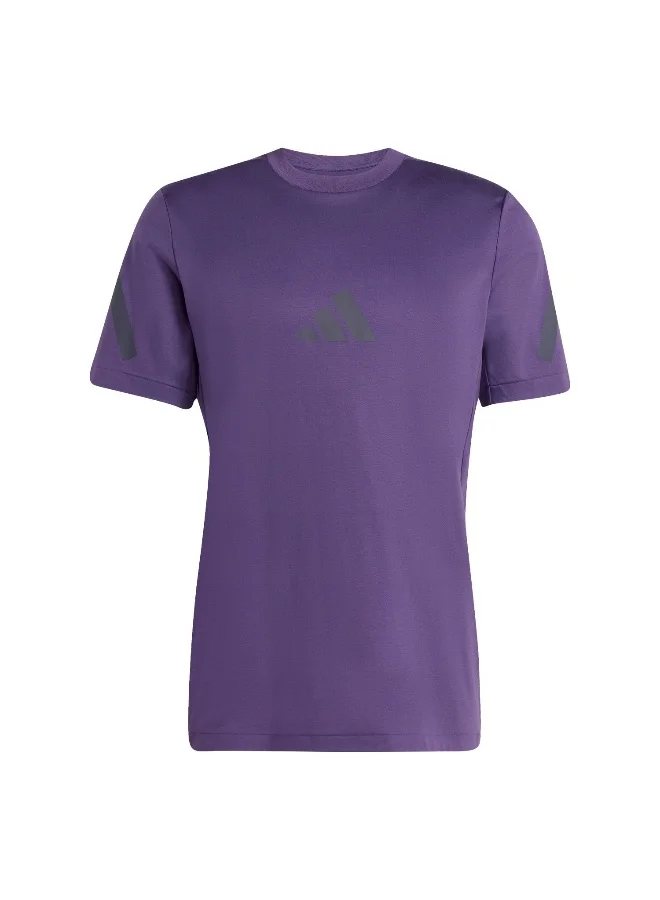 Adidas Adidas M Z.N.E. Tee Purple T-Shirt (Short Sleeve) T-Shirts For Men