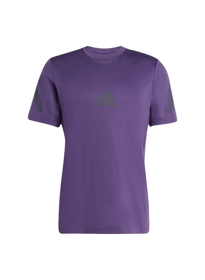 Adidas M Z.N.E. Tee Purple T-Shirt (Short Sleeve) T-Shirts For Men - Image 2