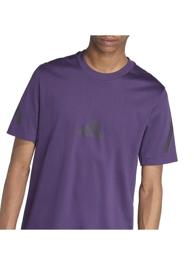 Adidas M Z.N.E. Tee Purple T-Shirt (Short Sleeve) T-Shirts For Men - Image 5