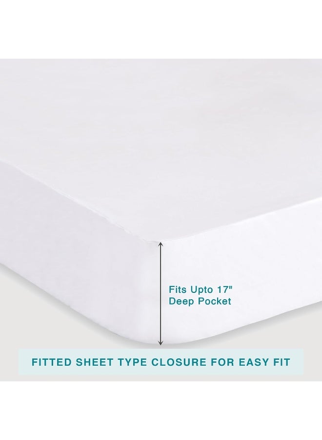 Fabdreams FABDREAMS Organic Waterproof Mattress Protector Twin Size  - Image 2