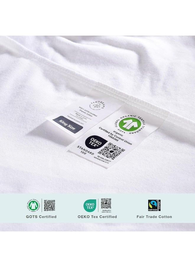 Fabdreams FABDREAMS Organic Waterproof Mattress Protector Twin Size  - Image 5