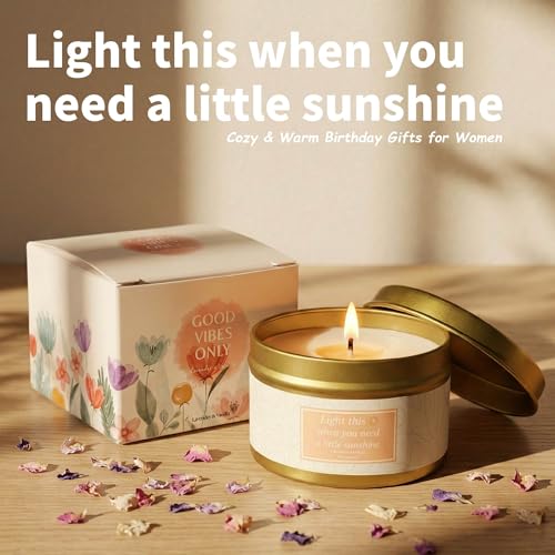 MHSMHL Gift Baskets for Women, Birthday Gifts for Mom Wife Grandma Daughter Self Care Spa Gift Set, Sending Sunshine Thinking of You Gifts for Christmas Best Friend, Sister, Teacher, Coworker - Image 4