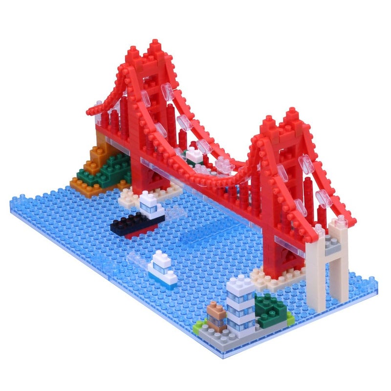 Kawada Nanoblock Golden Gate Bridge Building Kit - Image 4