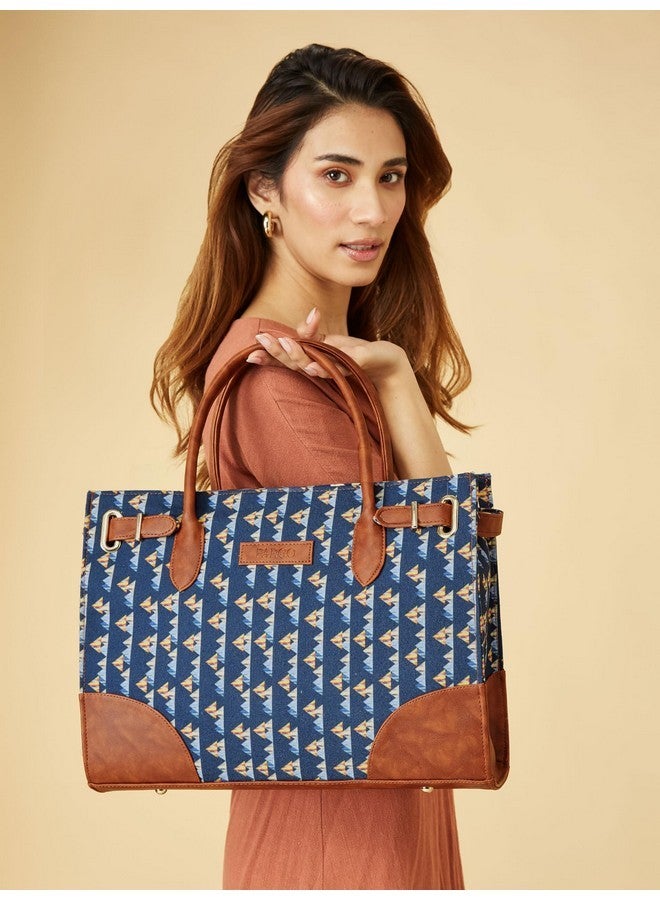 Fargo PU Canvas Women's Stylish Handbag (Multicolor2) - Image 2