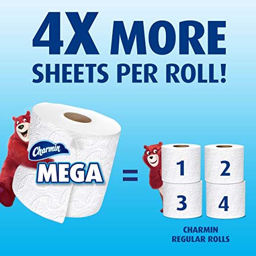 Charmin Ultra Strong Toilet Paper, 9 Mega Rolls = 36 Regular Rolls (Prime Pantry) (Packaging May Vary) - Image 3