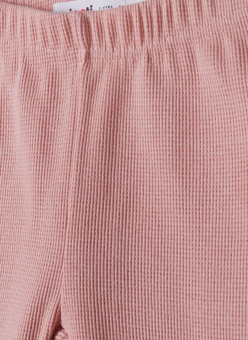 MINOTI Teen Girls Waffle Textured Everyday Leggings - Image 3