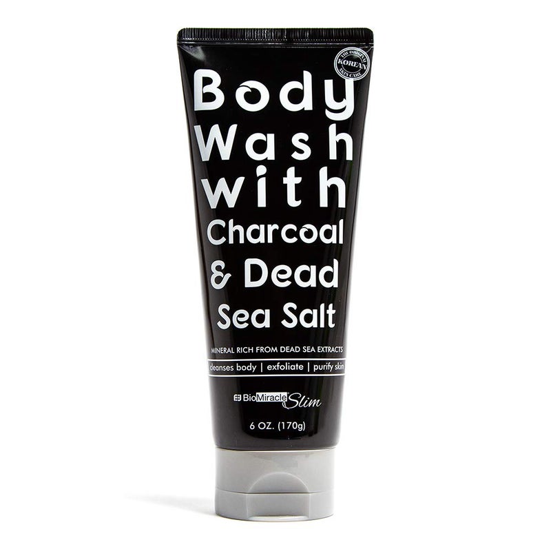 BioMiracle BioMiracle Body Wash with Charcoal  Dead Sea Salt Exfoliating Body Scrub Body Wash For Beauty For All Skin Types 