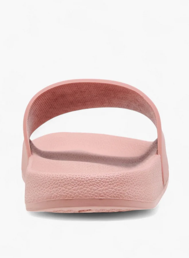 Celeste Women's Logo Embossed Slip-On Slides