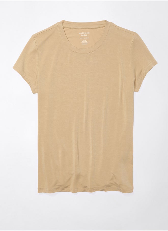 American Eagle - AE Soft Crew-Neck Tee - Image 1