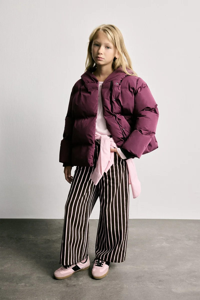 ديفاكتو Girl Hooded Puffer Jacket