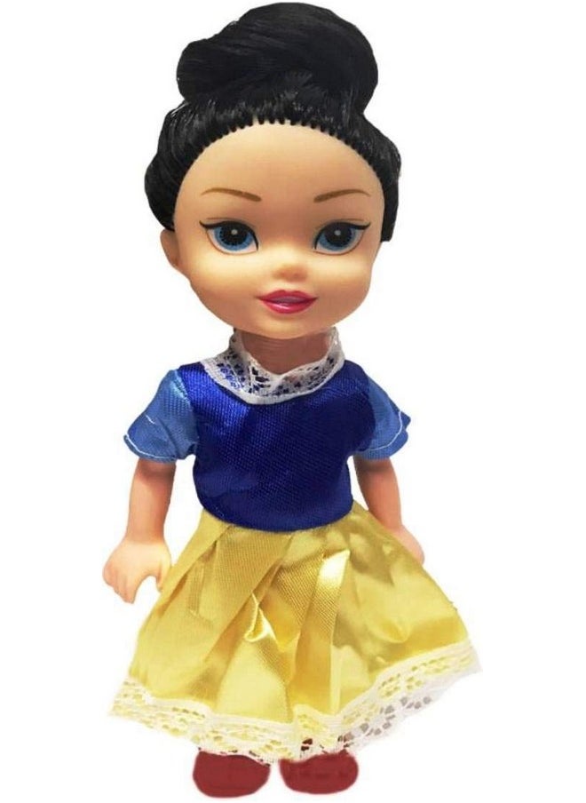 Vibgyor Vibes ™ Small Baby Triplet Girl Sisters Long Hair Doll For Kids, Toddlers, Boys, Girls. Random Clothing Colours Will Be Sent. Pack Of 3 (6.5 Inches)  - Image 4
