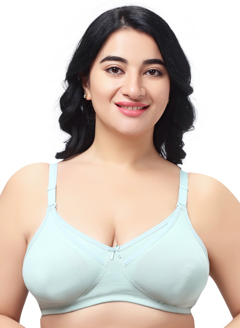 RAJNI Women's Maternity Nursing Bra Soft Stretch Cotton Non-Padded Wirefree Full Coverage Anti-Sag Pack of 2 - Image 4
