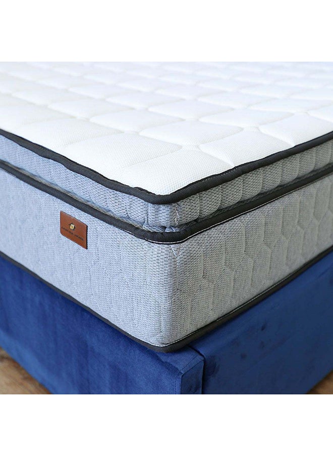 DANUBE HOME MagnumÂ Bonnel Spring Mattress Medium Soft Feel Queen Mattress Spine Balance For Pressure Relief L 200 X W 150 Thickness 27 Cm Multi Color  - Image 2