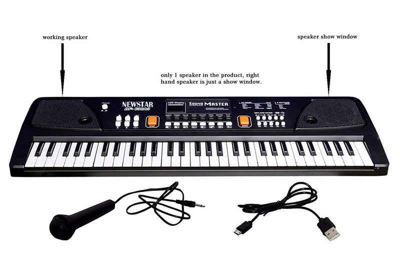 New Star Electronic Digital Piano Keyboard 61 Keys- Multi-Function Portable Piano Keyboard Electronic Organ with Plug & Play - Image 2