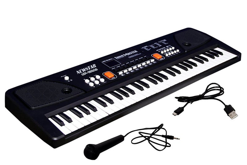 New Star Electronic Digital Piano Keyboard 61 Keys- Multi-Function Portable Piano Keyboard Electronic Organ with Plug & Play - Image 3