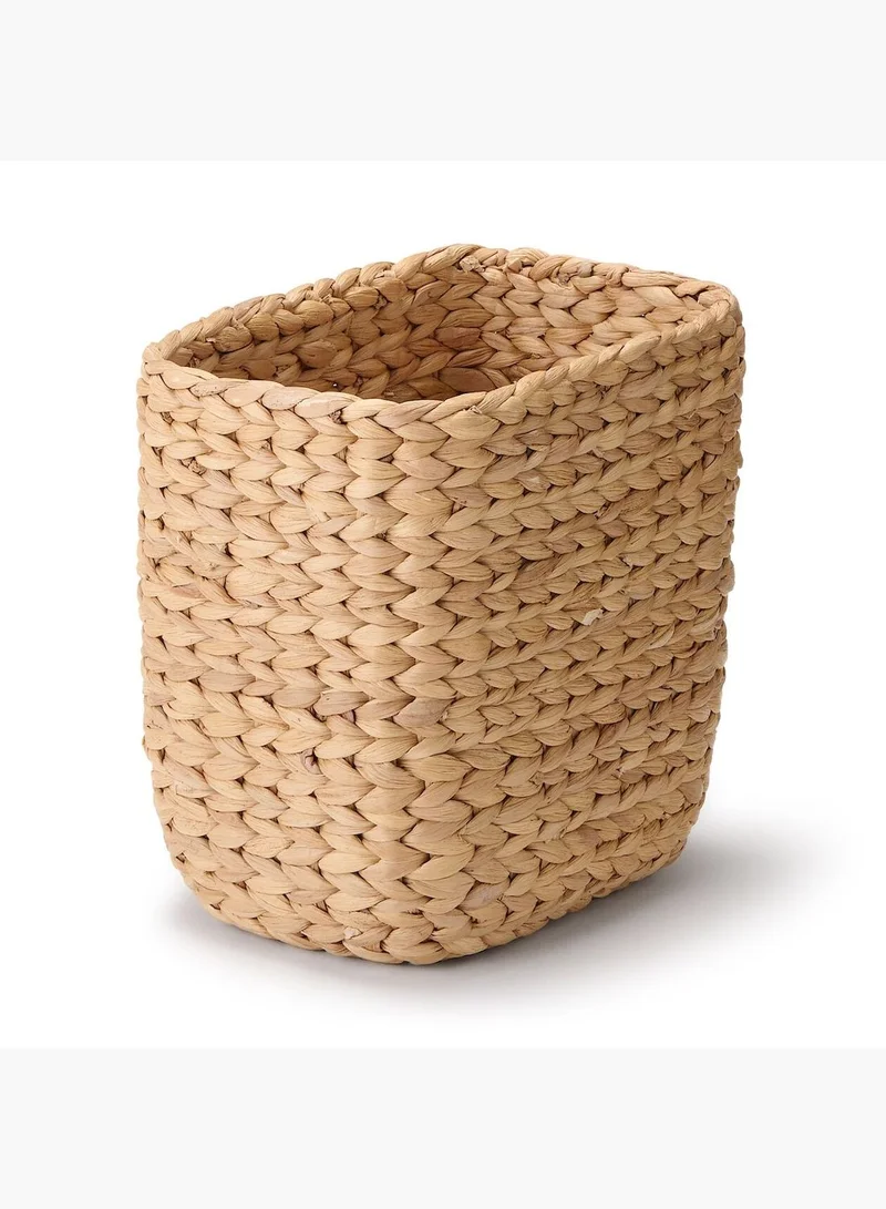 MUJI Water Hyacinth Basket Rectangle LargeHalf W 17 x D 23x H 24 cm