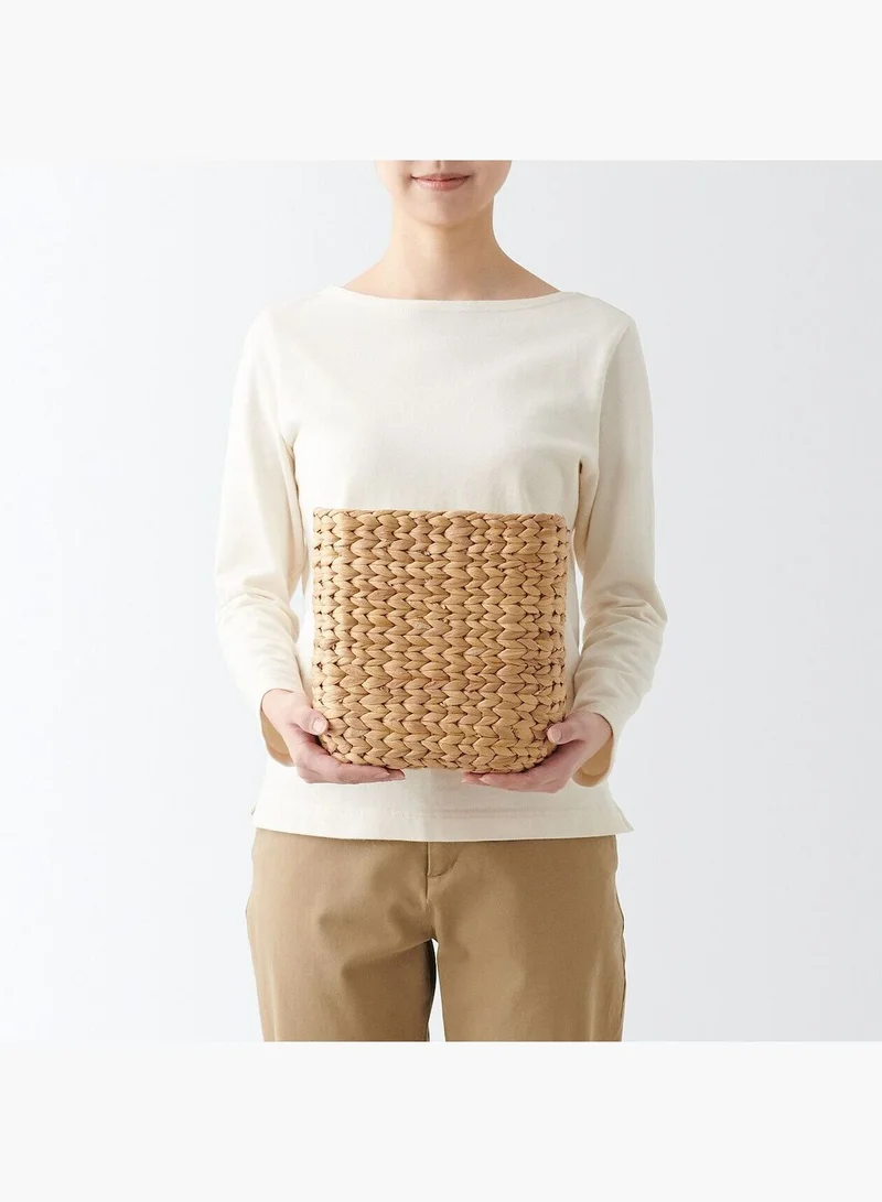 MUJI Water Hyacinth Basket Rectangle LargeHalf W 17 x D 23x H 24 cm