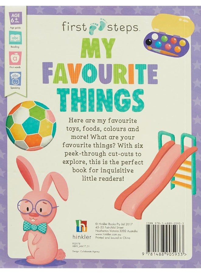 First Steps My Favourite Things Board Book - Image 2