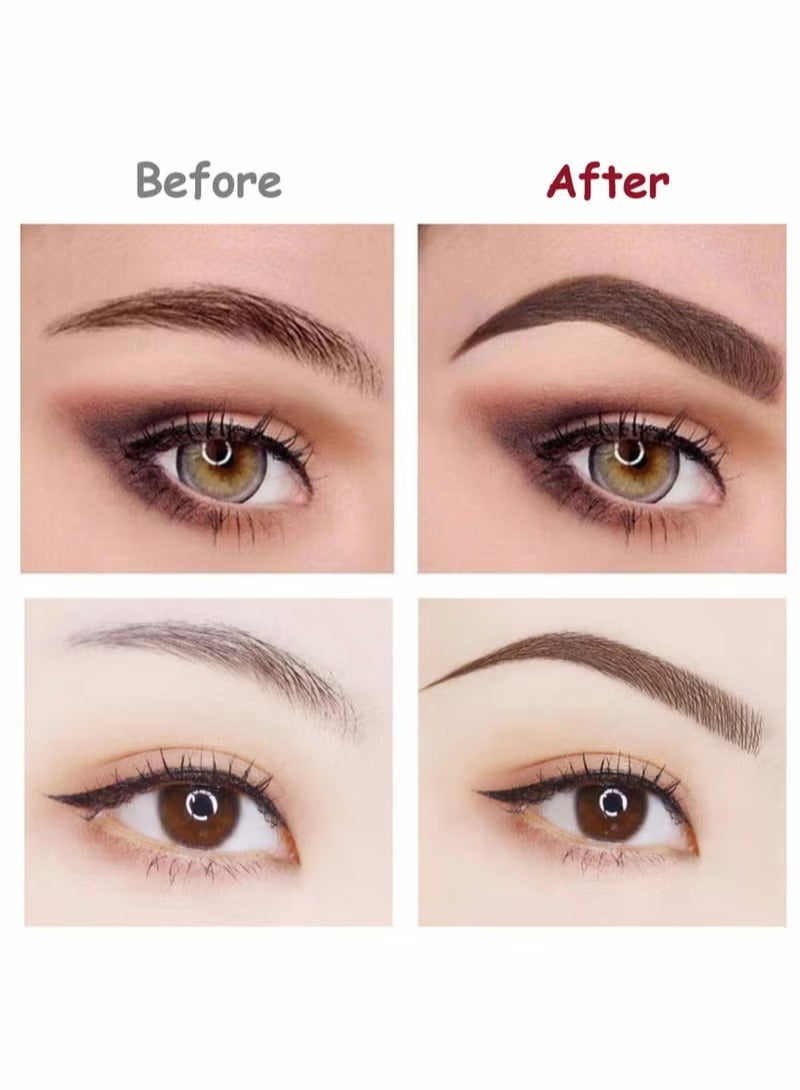 ماركة غير محددة قلم حواجب، 5 قطع قلم حواجب مقاوم للماء 4 نقاط.  - Image 4